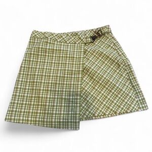 Urban Outfitters Green Plaid Skirt